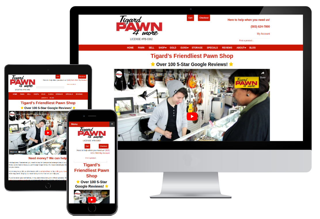 Tigard Pawn web site